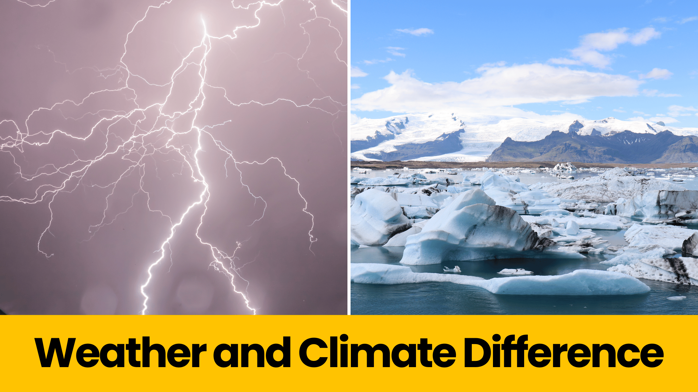 What is the Difference between Weather and Climate? Starry Stories