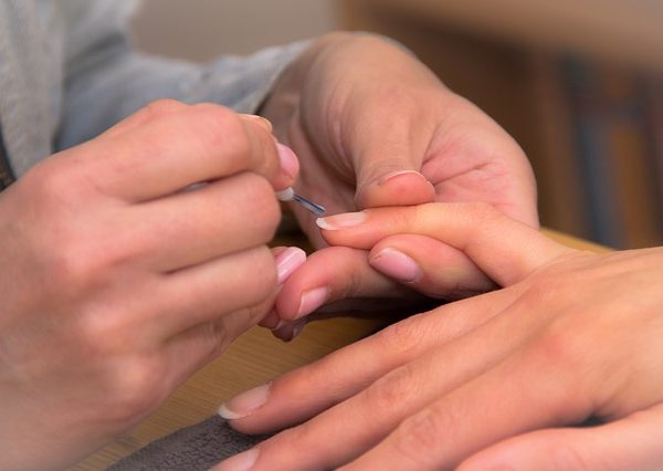 Why do we feel cool when we apply nail polish on nails?