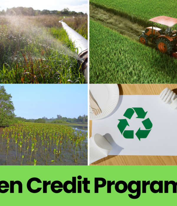 Green Credit Program: Incentivizing Environmental Actions